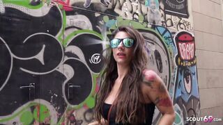 GERMAN SCOUT - CURVY HUGE JUGS HISPANIC cougar LILY CROTCHLESS