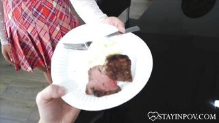 Big Boobed Teenagers During Lockdown Celebrates With My Meat- Luna Mills