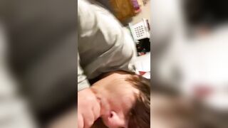 Bj and Facial inside Amateur Grandma from DateFree.eu
