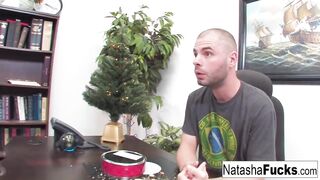 Natasha Nice is amazingly hot excited to banged! her boss