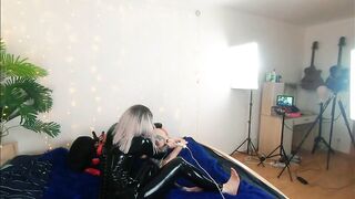 Dyke 4k Scene with Backstages, Beauty Play FETISH Bdsm with