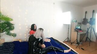 Dyke 4k Scene with Backstages, Beauty Play FETISH Bdsm with