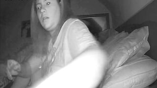 milf Jackhammers Clitoris Before Bed Spy Web Cam