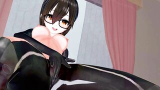 The Robot Women Roboco Pleasures her Snatch - Hololive Anime.