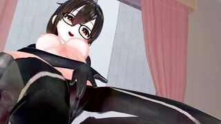 The Robot Women Roboco Pleasures her Snatch - Hololive Anime.