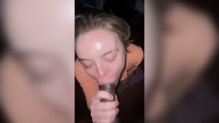 Snuck him inside to Offer him a Midnight Oral Sex
