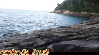 Bastidores de gravação dessa vez foi na praia.... Com el
