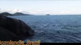 Bastidores de gravação dessa vez foi na praia.... Com el