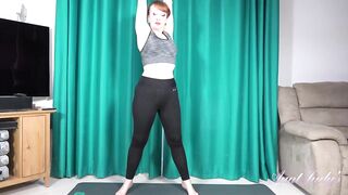 AuntJudys - Big Titted 56yr-older Step-Auntie Red's Long Tit Workout