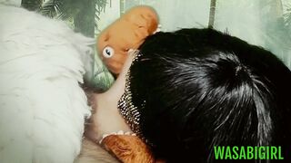 Wasabigirl Sucking Off and Licking Nuts Compilation