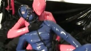 Breath Play Control Latex Girls Lesbians Play Mouth Gag and