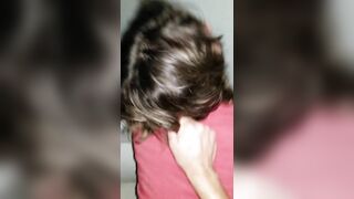 See me Cum inside her Tight little Asshole