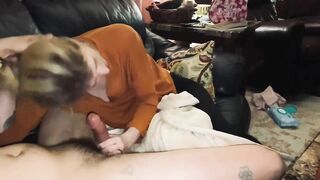 Tape Night Turns in Quickie on the Couch point of view