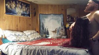 She Ride a Trucker and Jizzes inside Missionary