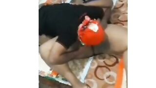 Sri Lankan LONG BUTT FIANCE threesome # සකූගෙ පලවෙනි ත්‍රීසම්