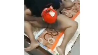 Sri Lankan LONG BUTT FIANCE threesome # සකූගෙ පලවෙනි ත්‍රීසම්