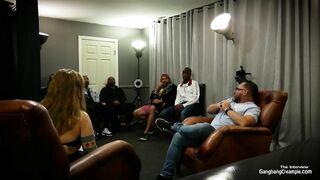 Gang Bang Cummed - Dyke beauty Electra Decides To Do A