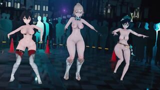 Mmd R18 every STEP Booty Move like Jelly more Wiggle
