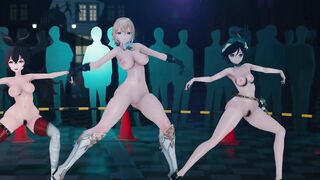 Mmd R18 every STEP Booty Move like Jelly more Wiggle