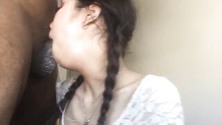 Eva Yi is throated inside exhaustion