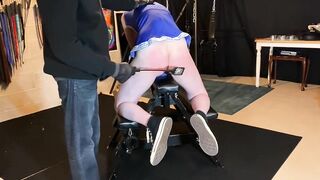 Cheerleader Humiliation Spanking - BONDAGE