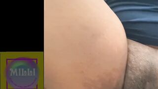 Used my Dildo to Play with my Clitoris while he