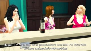Sims four: Long Tit milf Humiliates Hubby and Fucks his