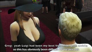 Sims four: Long Tit milf Humiliates Hubby and Fucks his