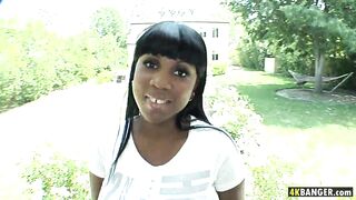 Ebony Bimbo Maserati Riding Rough Penis
