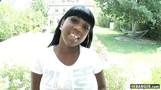 Ebony Bimbo Maserati Riding Rough Penis