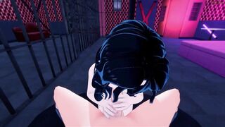 Giving Lust a facial before fucking her from your point of view