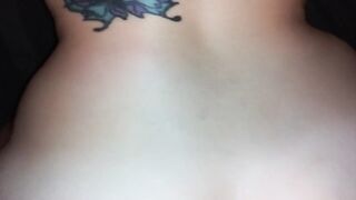 Bombshell PAWG Smoking while Hubby Roughs her up