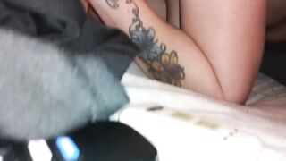 Bombshell PAWG Smoking while Hubby Roughs her up