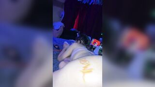 Tiny Size Queen Anal Training before Bedtime