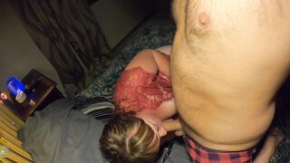Goddess cougar Gets her Vagina Eaten Out, her Throat Spread,