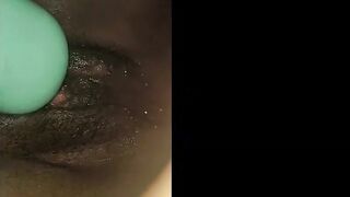 Masturbating into the Dark Alley while inside the Vehicle