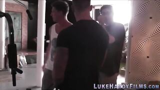 Brit gets threeway spitroasting