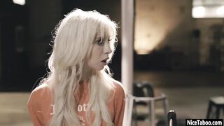 Slim blonde thief Kenzie Reeves used by a kinky cougar