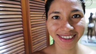 Latin gf very extreme oral sex! Christina Rio