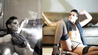 milf Cleo Rims her Man's Butt and Receives a Rim