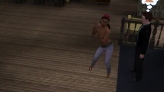 Sex Party with my Wifey and her Friend | Animated, Sims