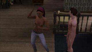 Sex Party with my Wifey and her Friend | Animated, Sims
