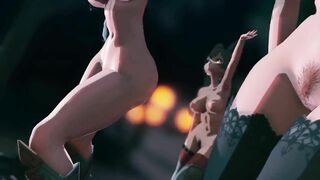 Mmd R18 Amber Lisa Jean they Dance because they Lost