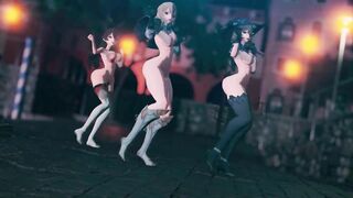 Mmd R18 Amber Lisa Jean they Dance because they Lost