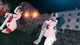 Mmd R18 Amber Lisa Jean they Dance because they Lost