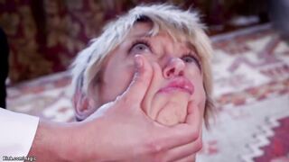 boyfriend dominates mom and her step daughter