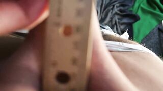 Noel Hawk Measures 8” 2% Rare Penis makes Shoot Cum