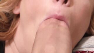 Dani Jensen makes a Meal of this Huge Raw White