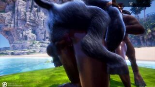 WLDL - Jadeen Bimbo Fucking with Monsters