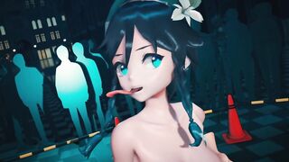 Mmd R18 Venti with Vagina Sex with Jungle Pubic Hair